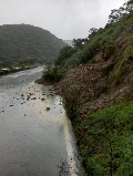 Seis carreteras de la red provincial de Córdoba permanecen cortadas por el temporal