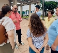 Cita familiar en la Plaza de la Tradición por la Fiesta del Carmen