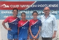 Brillante participación de las nadadoras Julia Zajara y Micaela García