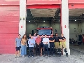 Gonzalo Domínguez visita el parque de bomberos de Santiponce para evaluar sus necesidades