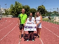 La jiennense Adriana recibe el apoyo y la lealtad del atletismo 