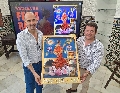 El cartel de la Feria Real, obra del artista Enrique Reina